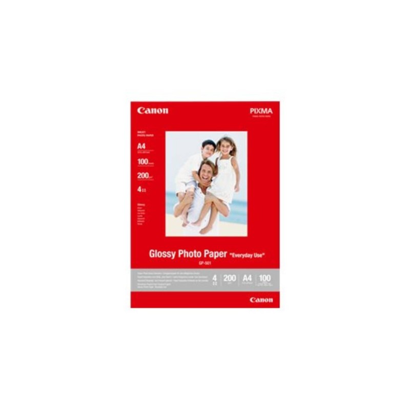 Canon GP 501 Fotopapir 100 x 150 mm 100ark 0775B003 Canon GP 501 Fotopapir 100 x 150 mm 100ark 0775B003